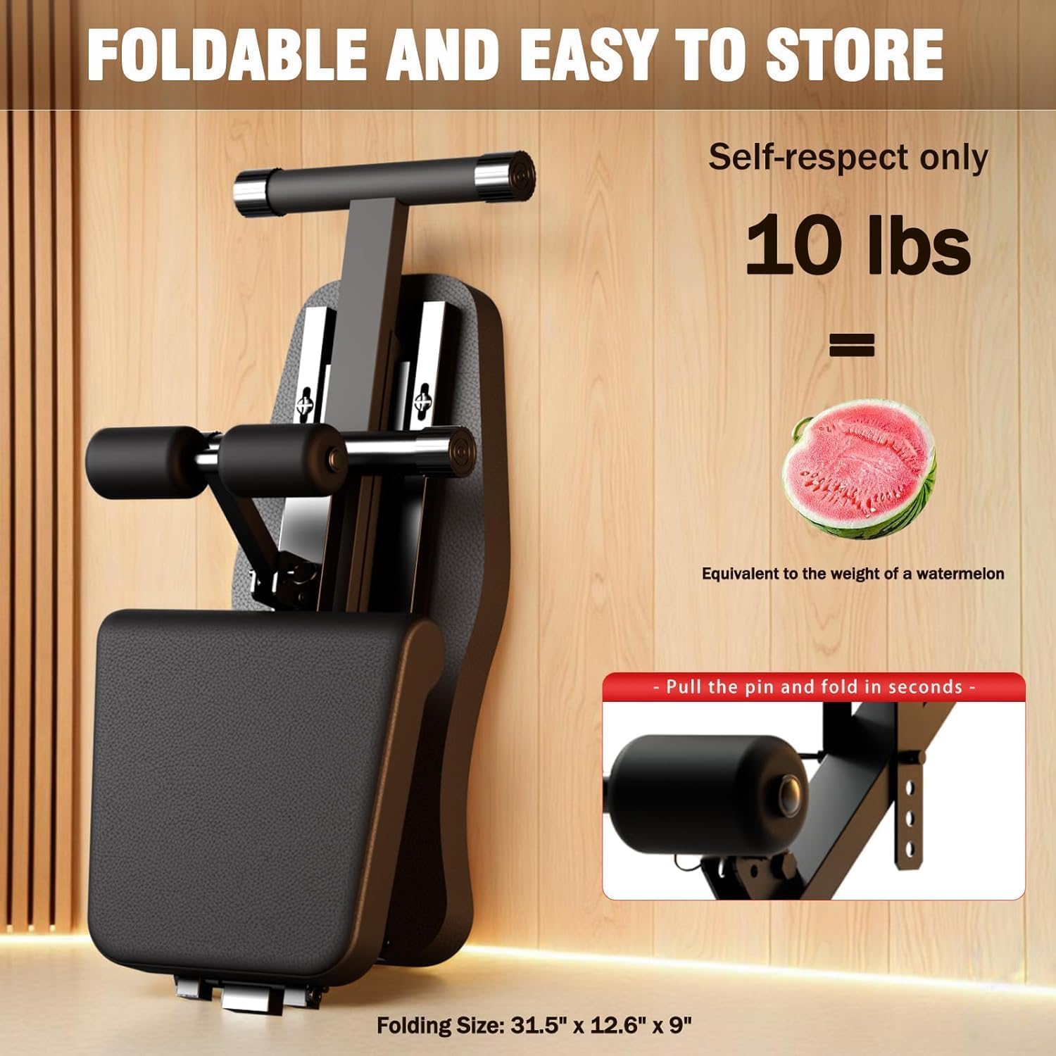 2026 1000LBS Adjustable Weight Bench, Multi-Functional Incline Decline Flat Bench Press, Foldable Full Body Dumbbell Workout Bench for Home Gym Weight Training, Sit Ups, Space-Saving Fitness Equipment