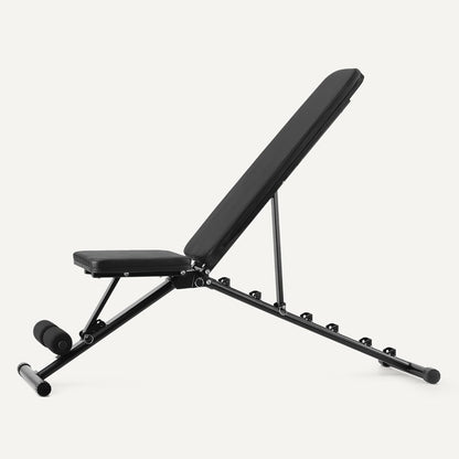 Amazon Basics Adjustable Workout Weight Bench Press, Foldable for Home Gym, Supports up to 660 Pounds, Black